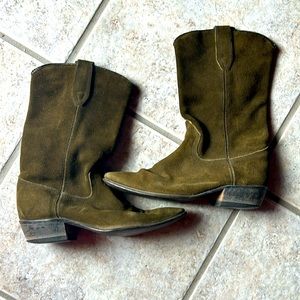 Olive green. Size 5.5